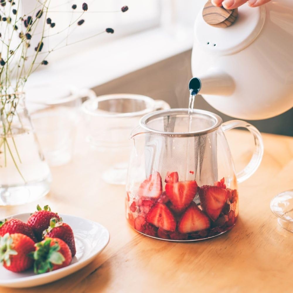 Hario ''Pure'' Leaf Tea Pot, 700Ml, Clear