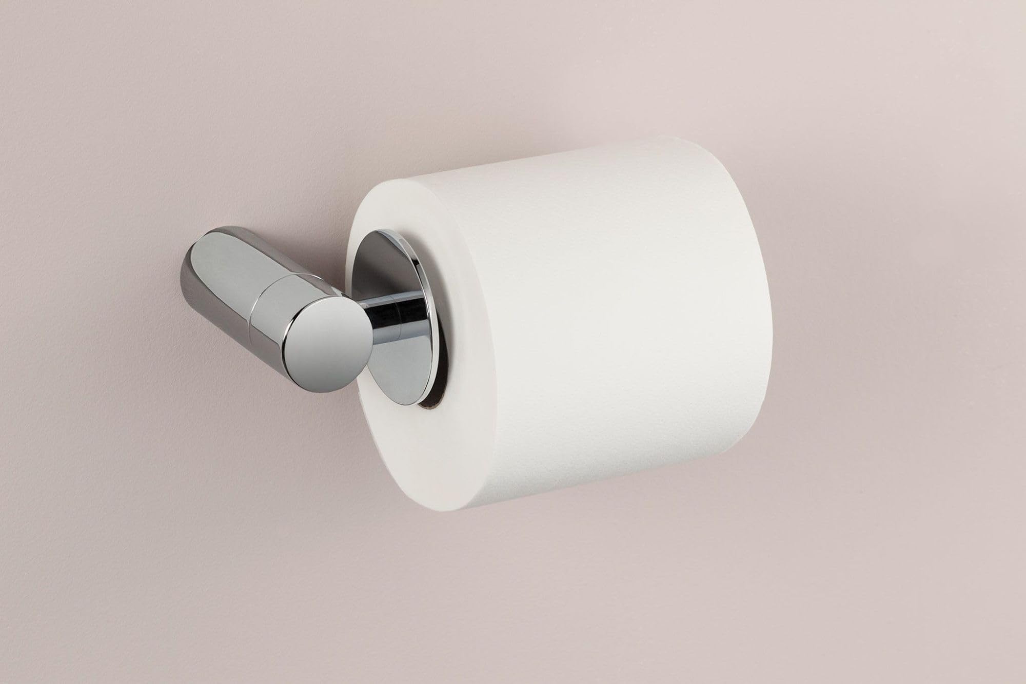Moen Yb0409Ch Single Post Modern Toilet Paper Holder, Chrome