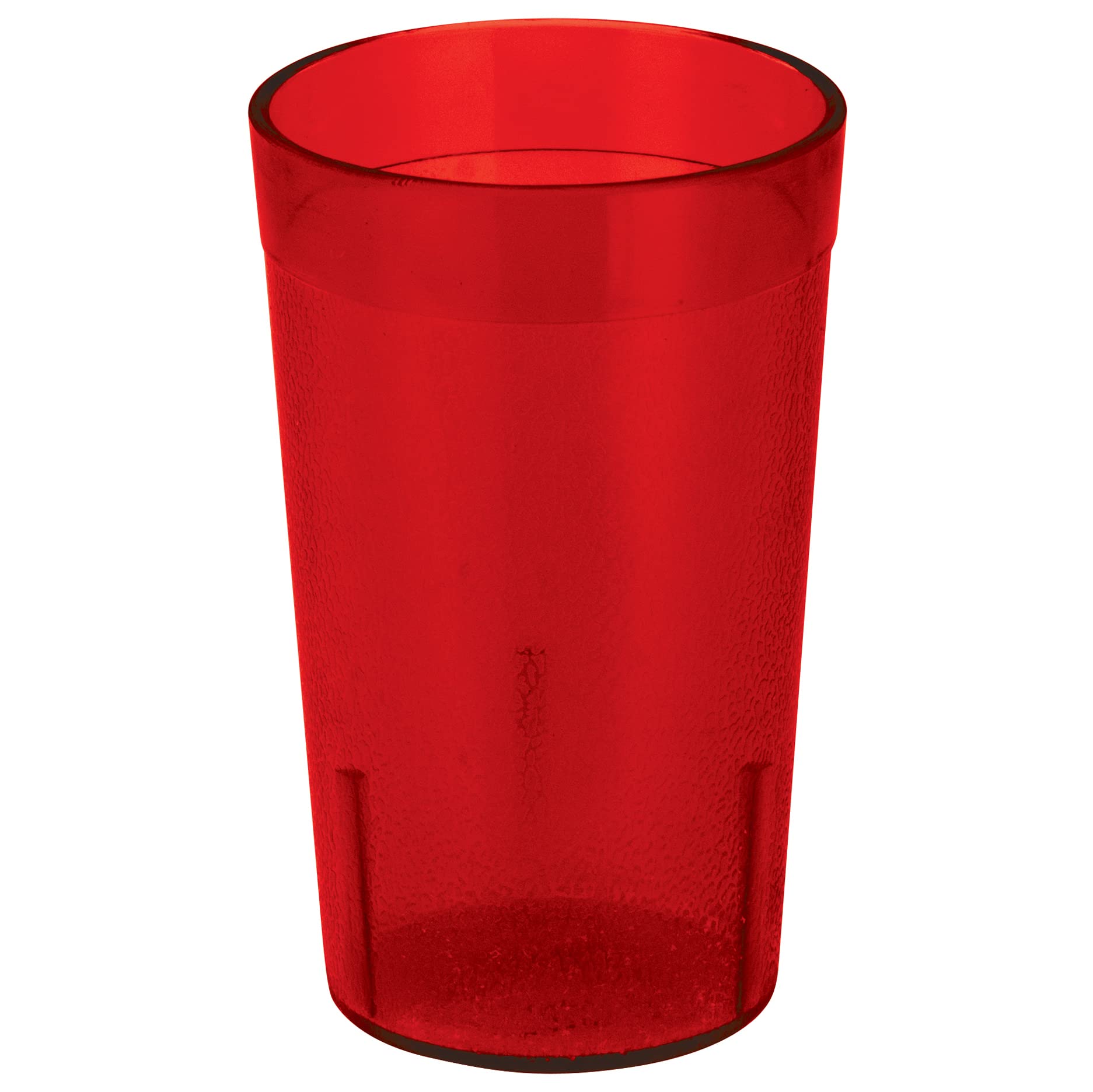 Winco Pebbled Tumblers, 5-Ounce, Red