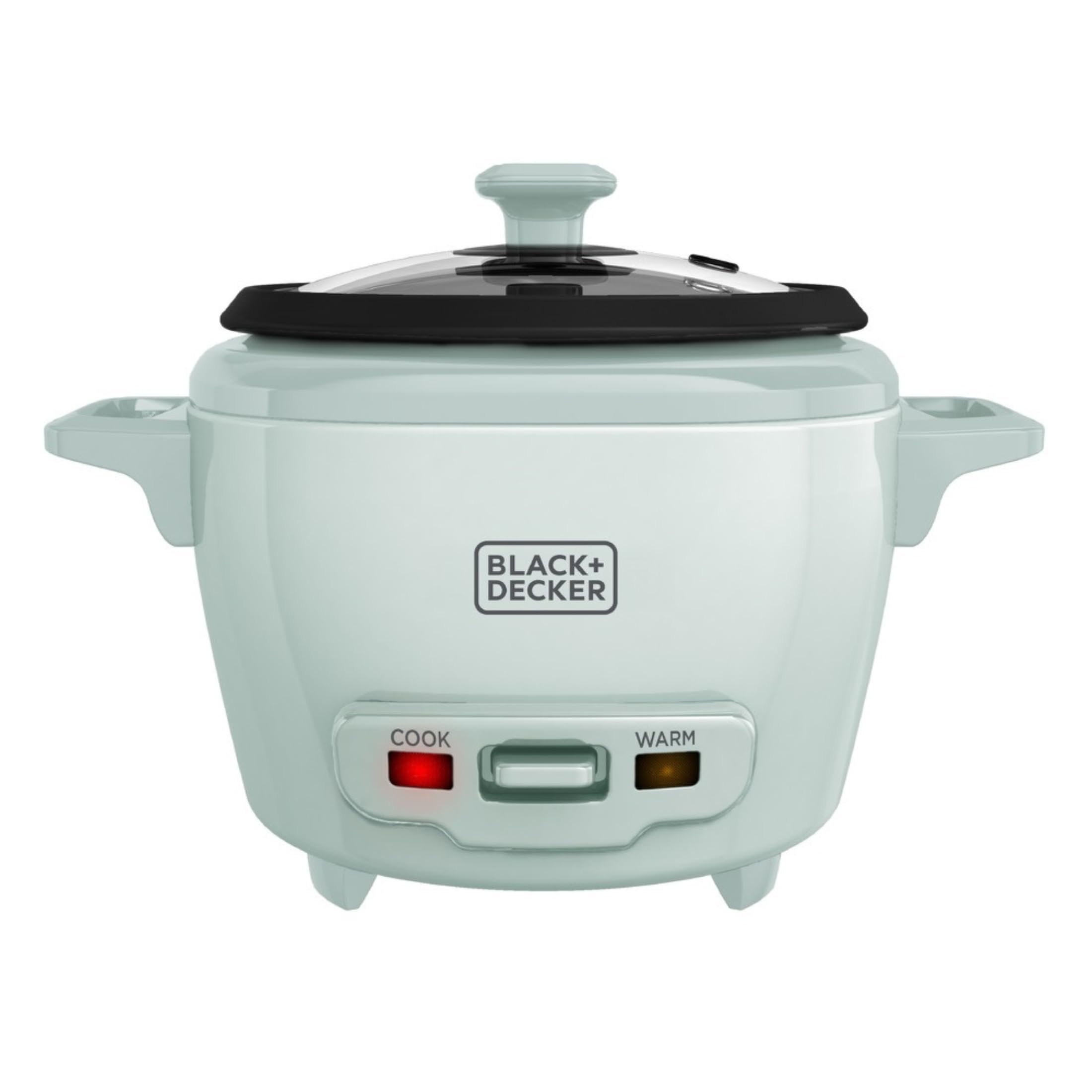 BLACK+DECKER 3Cup Rice Cooker with Ceramic Pot, Surf Spray