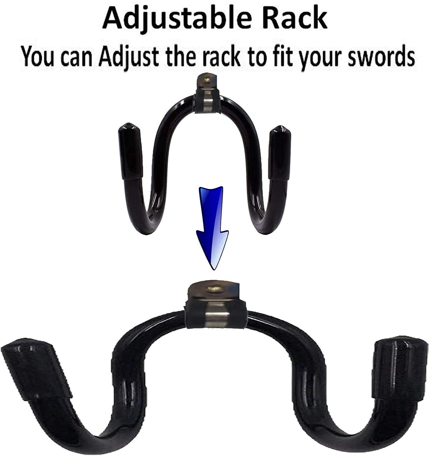 Pmsanzay Set Of 2 - Rolling Pin Holder Rolling Pin Display Rack Rolling Pin Storage - Wall Hanging Multi Purpose Bottle Rack - R