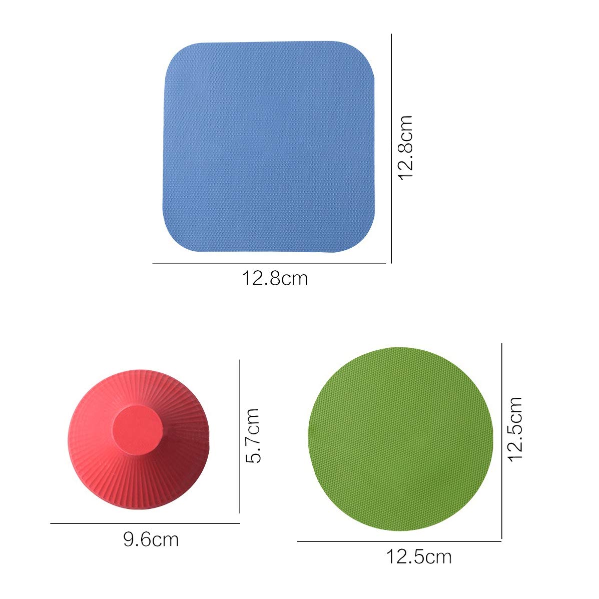 3 Set Of Hengke Jar Gripper, 9 Pieces Multi-Purpose Reusable Rubber Gripper Jar Opener Gripper Rubber Jar,Gripper Pads Round Kit