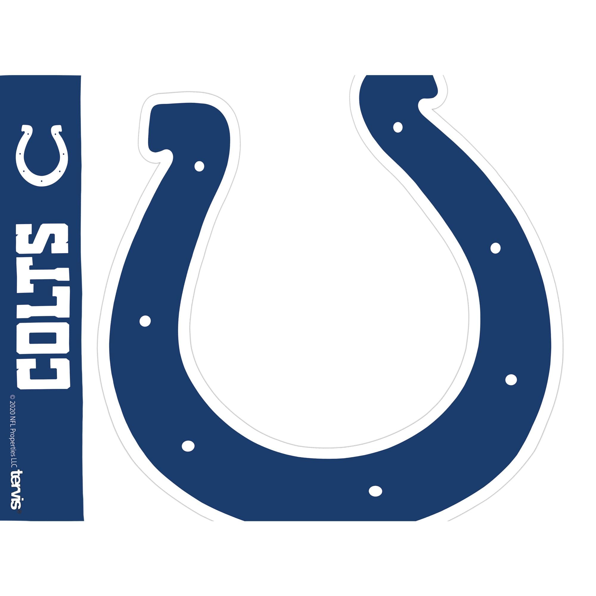 Tervis Made In Usa Double Walled Nfl Indianapolis Colts Insulated Tumbler Cup Keeps Drinks Cold & Hot, 24Oz, Colossal