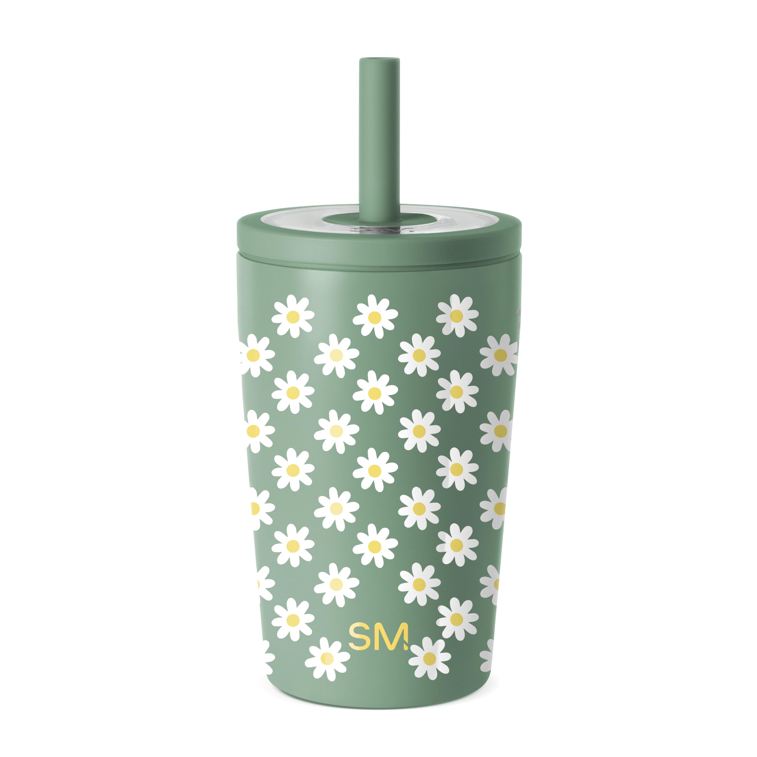 Simple Modern Stainless Steel Toddler Cup with Straw | 12oz | Floral