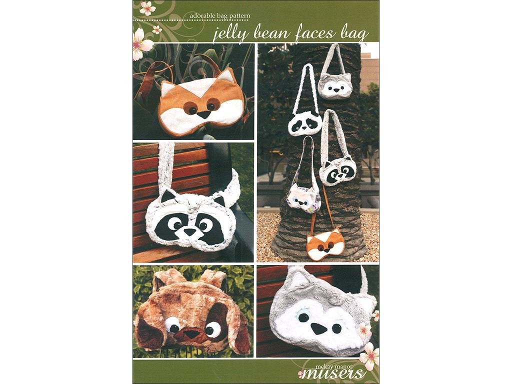 McKay Manor Musers MCKMMMPAT0226 Jelly Bean Faces Bag Ptrn