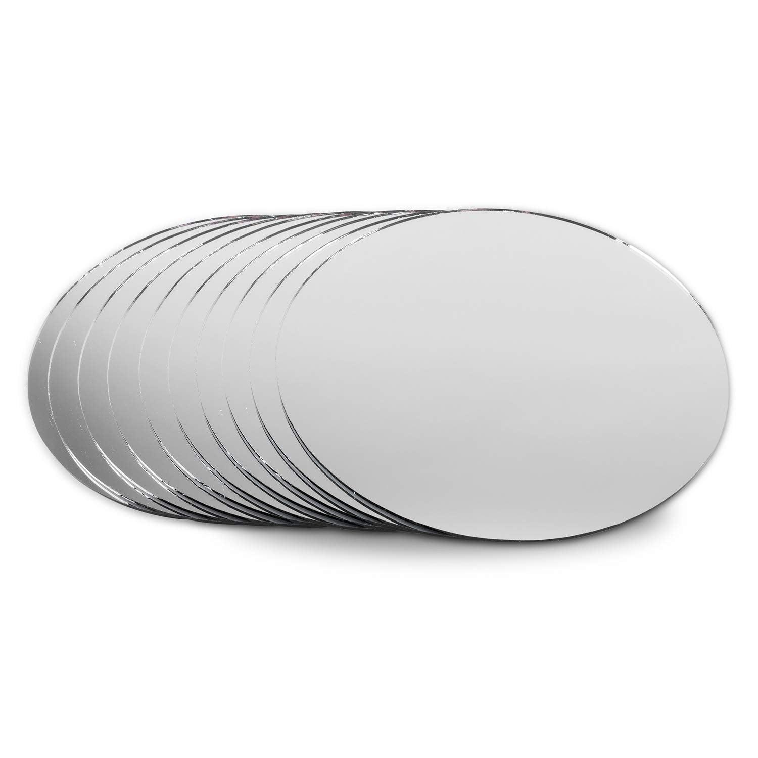 Super Z Outlet Round Mirror Wedding Table Centerpieces, 10 Pieces, 8 Inches
