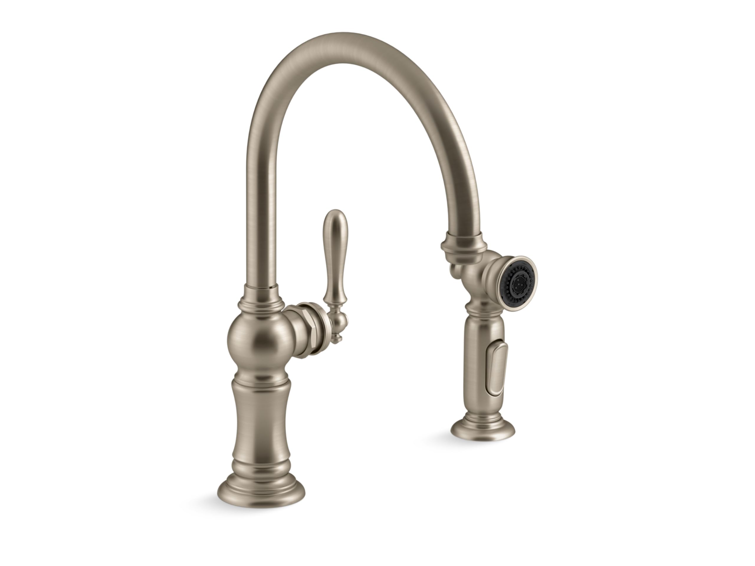 Artifacts Single-Handle Kitchen Sink Faucet With Two-Function Sprayhead