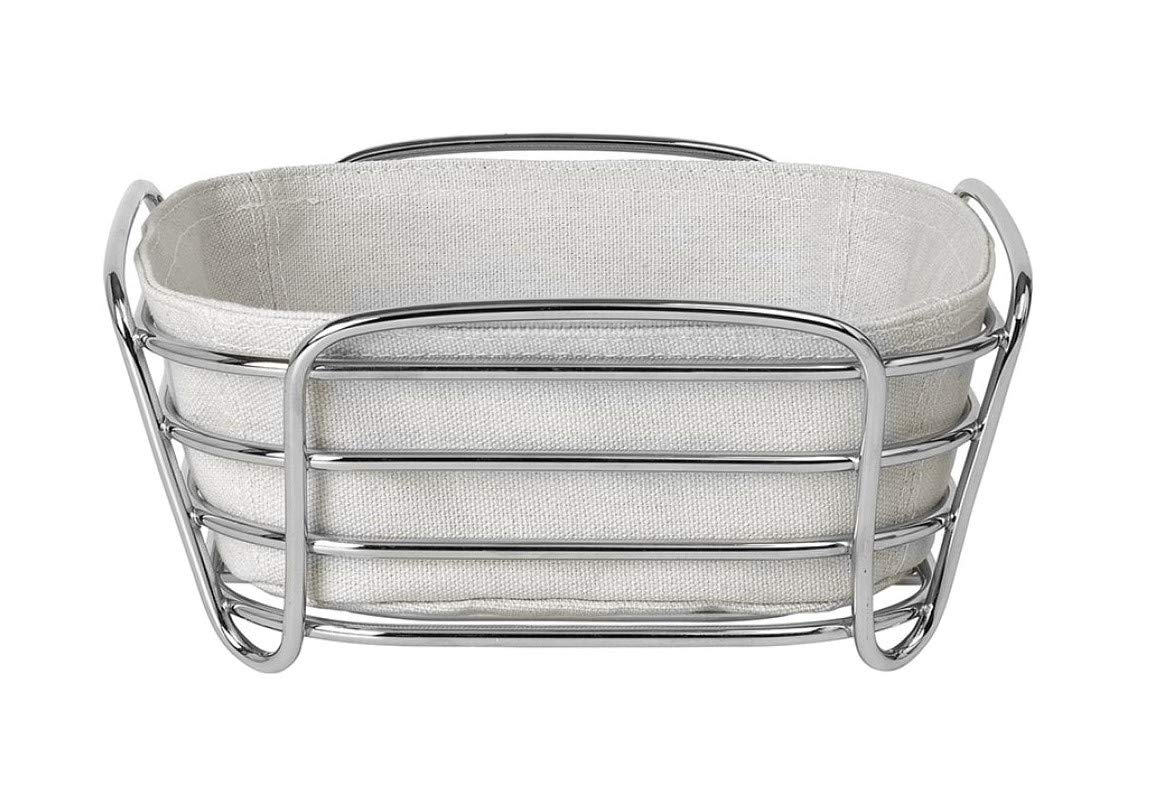 Blomus Delara Bread Basket, M: 26 Cm, Moonbeam