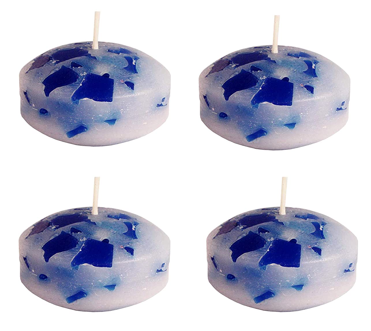 Pure Indian Candle Handpoured Forest Scented Floating Candle (10 .HRS) Burn Time PIC2019NC001, Pack of 4