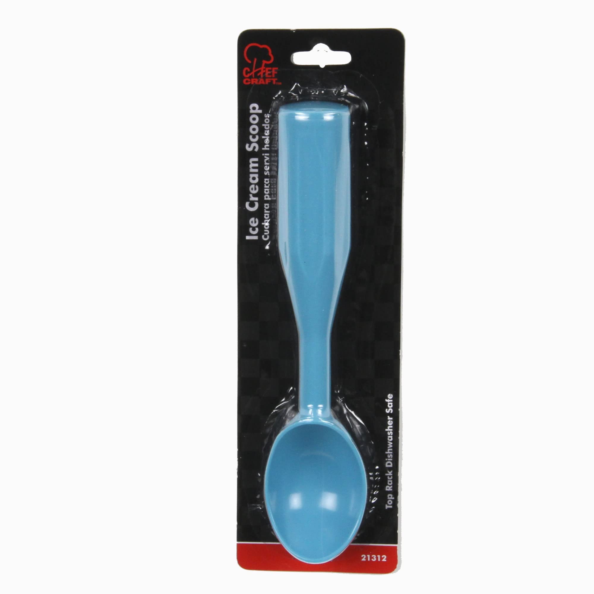 Chef Craft Select Plastic Ice Cream Scoop, 7.5 Inches In Length, Color May Vary