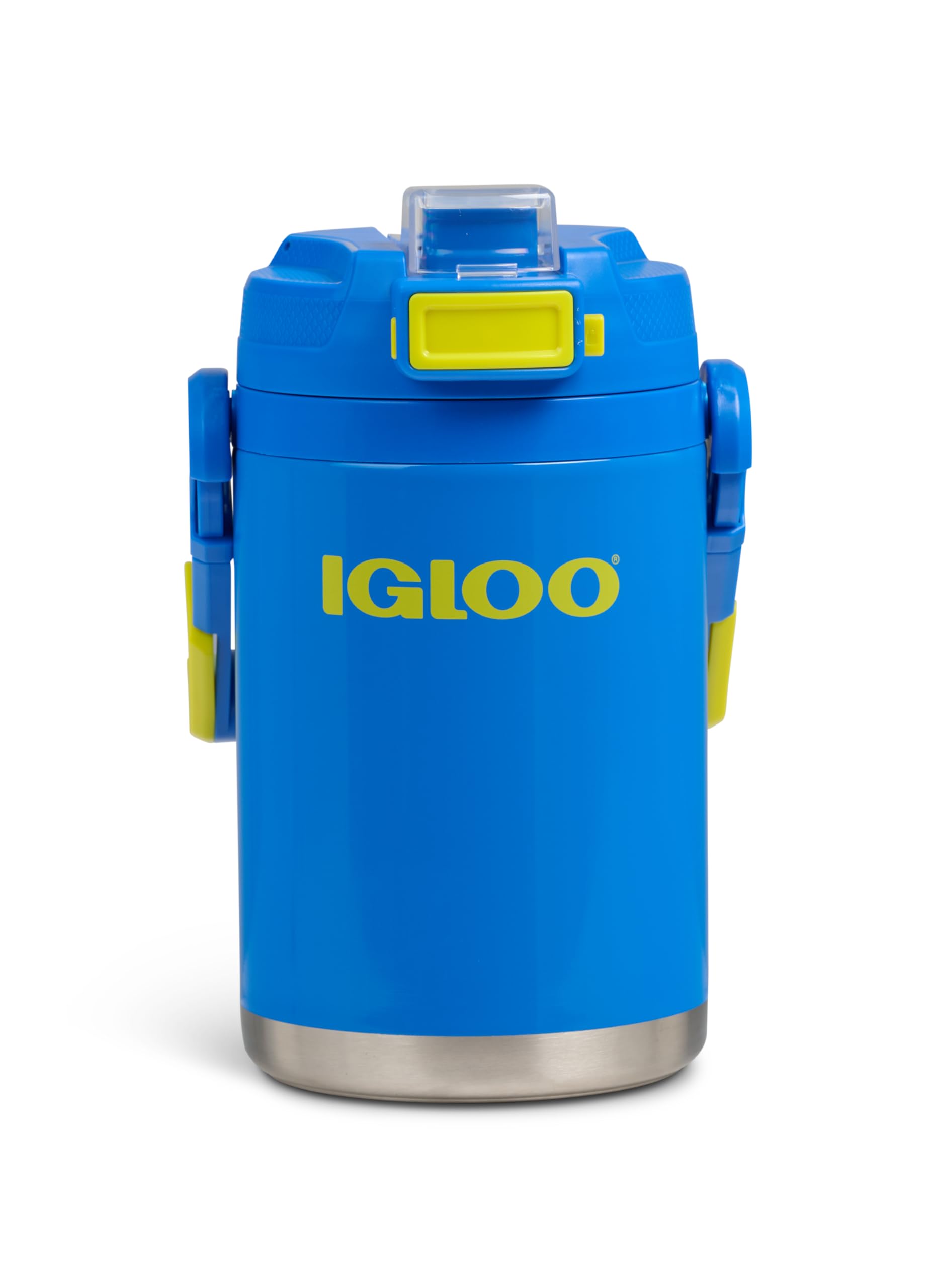 Igloo Rival Fusion 54 Oz Stainless Steel Sport Bottle | Insulated Water Jug | Sneaky Blue