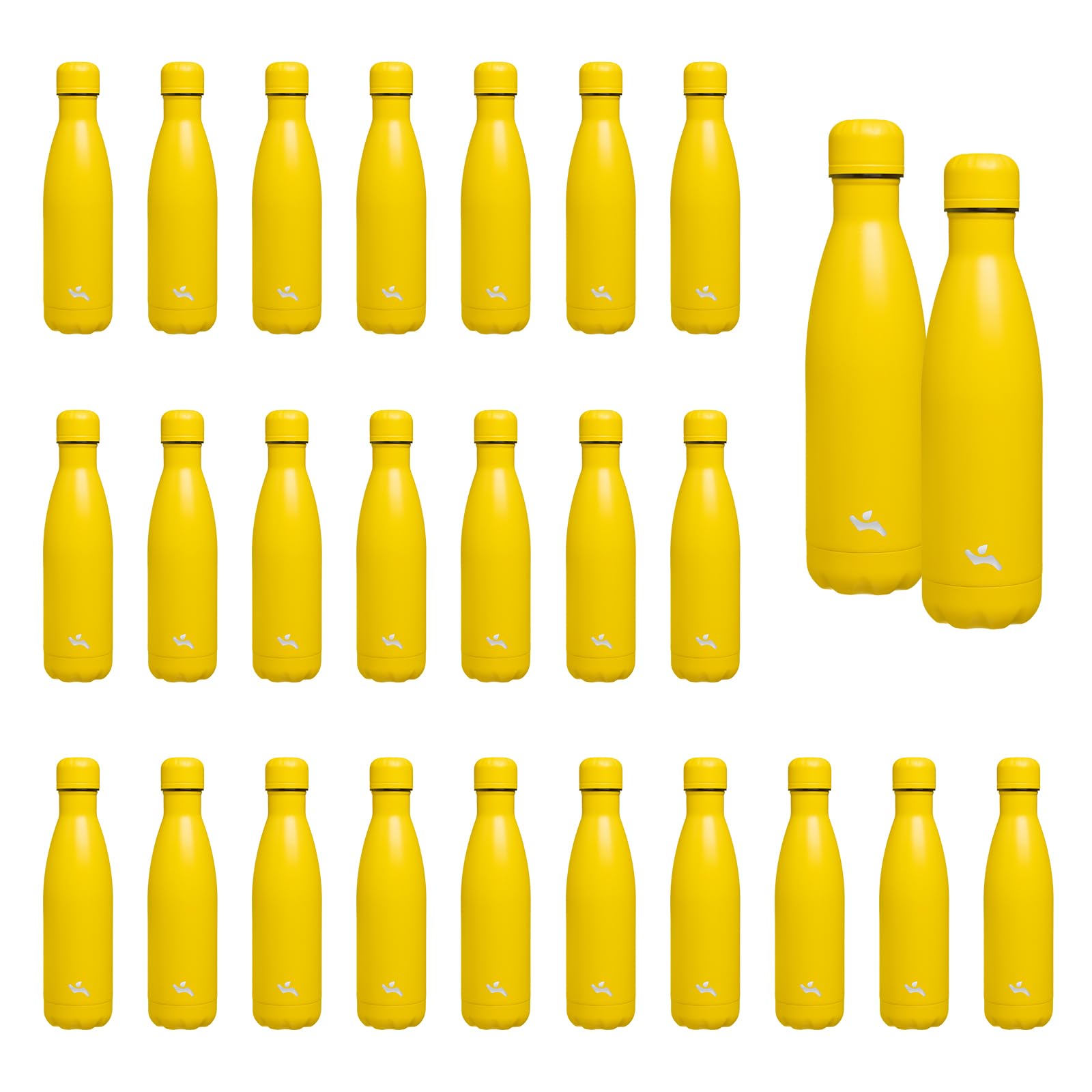 Konokyo 24 Pack 17 oz Insulated Stainless Steel Water Bottle