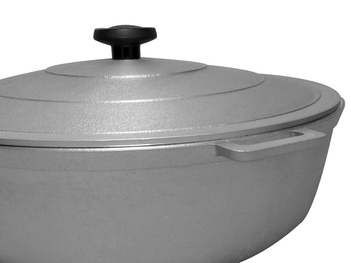 Uniware 9900 Super Quality Aluminum Caldero,Dutch Oven,4.3 Qt,Silver (26Cm (10-Inch))
