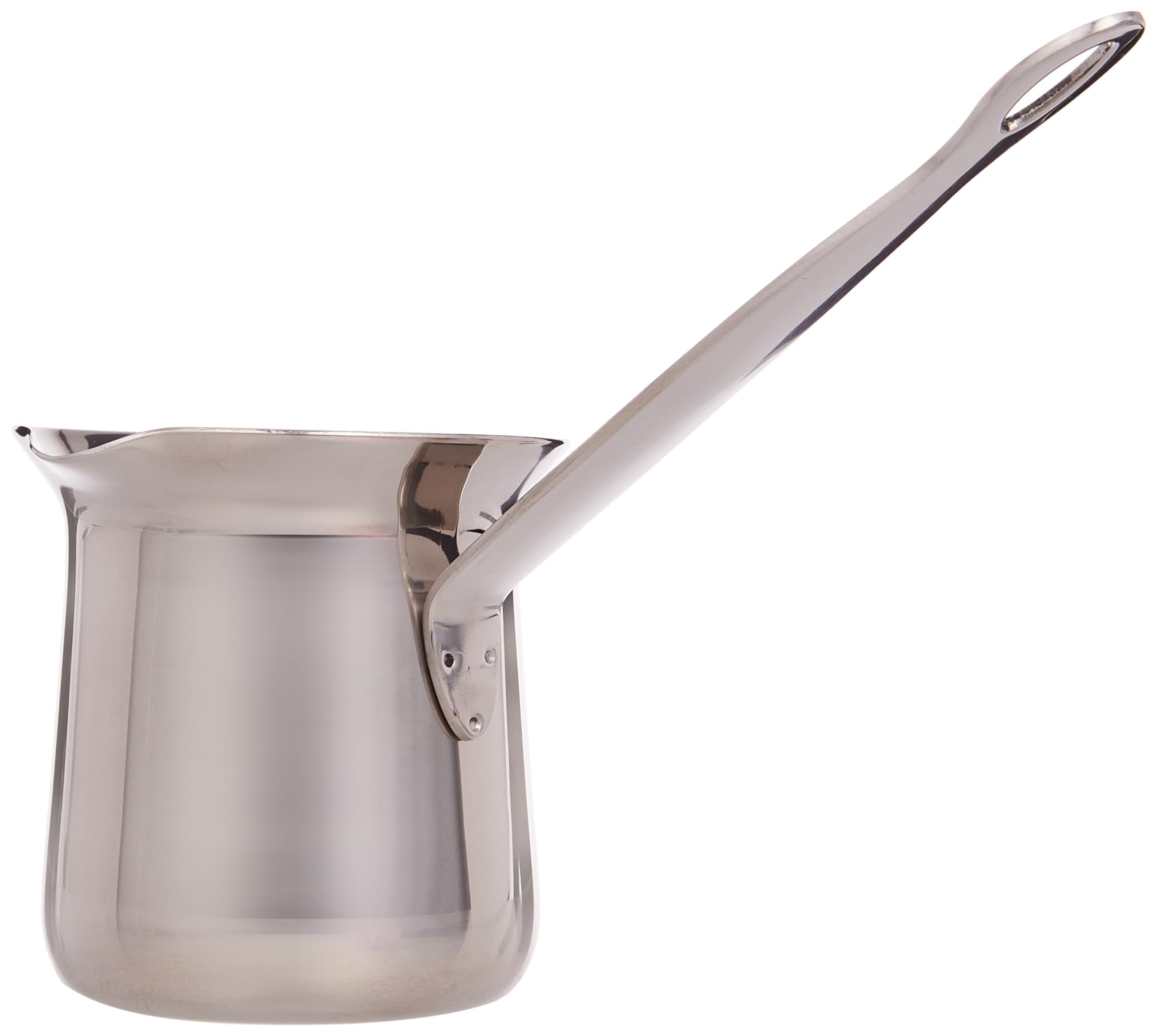 Korkmaz Stainless Steel Turkish Milk/Coffee Pot - 3 Cup