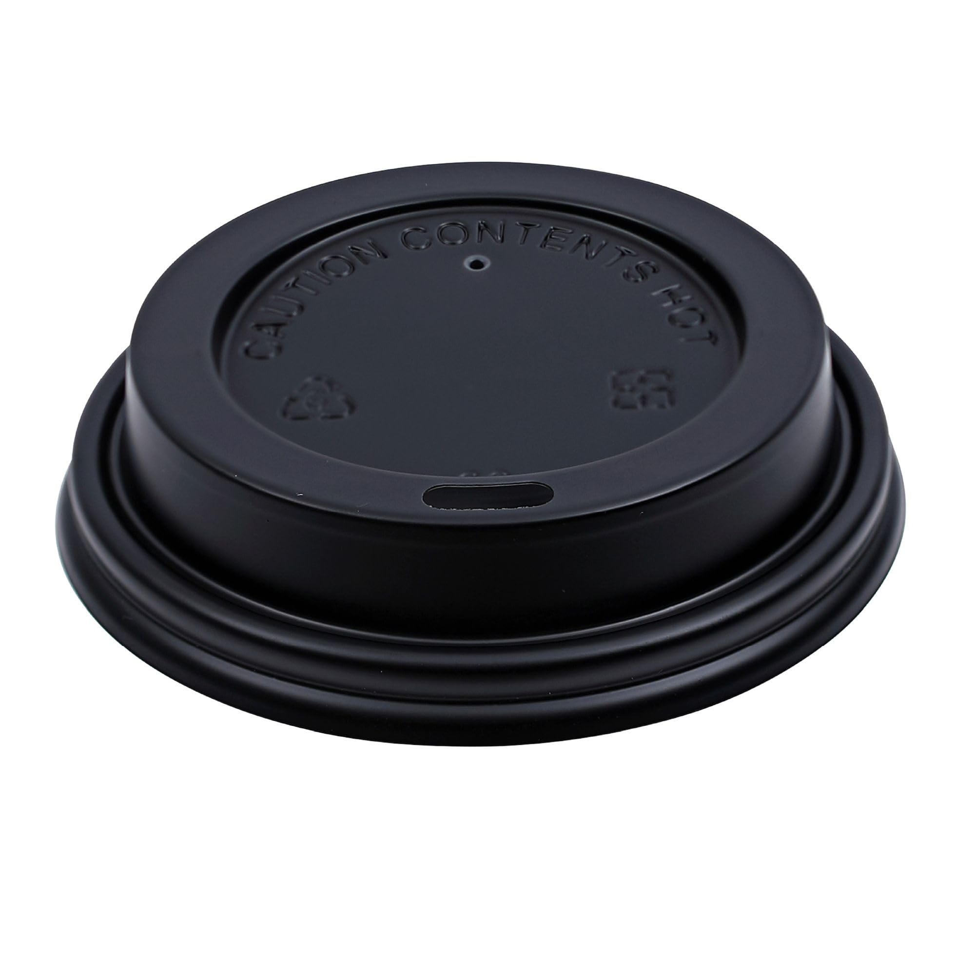Boardwalk Hot Cup Lids, Fits 8 oz Hot Cups, Black, 1,000/Carton