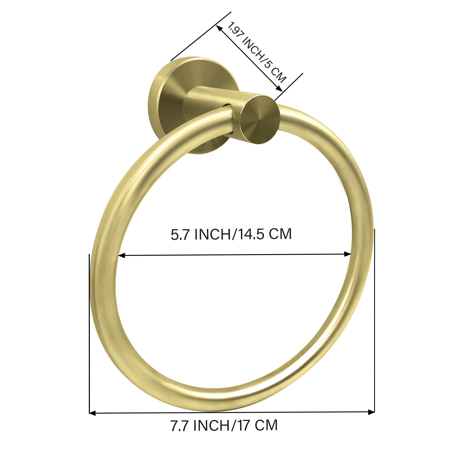 Gold Towel Ring,Hand Towel Holder For Bathroom Wall Mounted,Bathroom Towel Holder,Bathroom Towel-Racks,Bathroom Hardware Simple