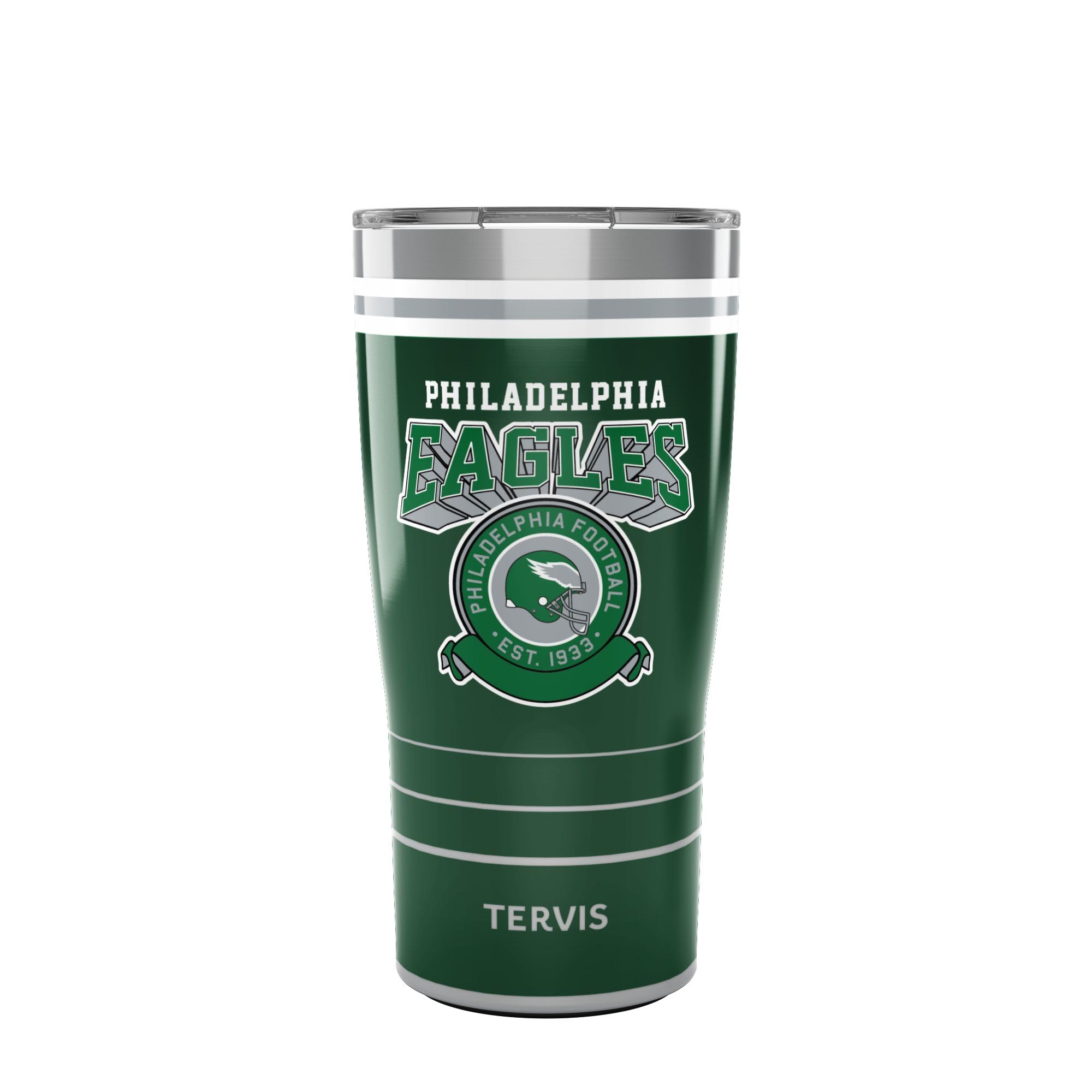 Tervis Traveler NFL Philadelphia Eagles - Vintage Triple Walled Insulated Tumbler Travel Cup Keeps Drinks Cold & Hot, 20oz, Stai