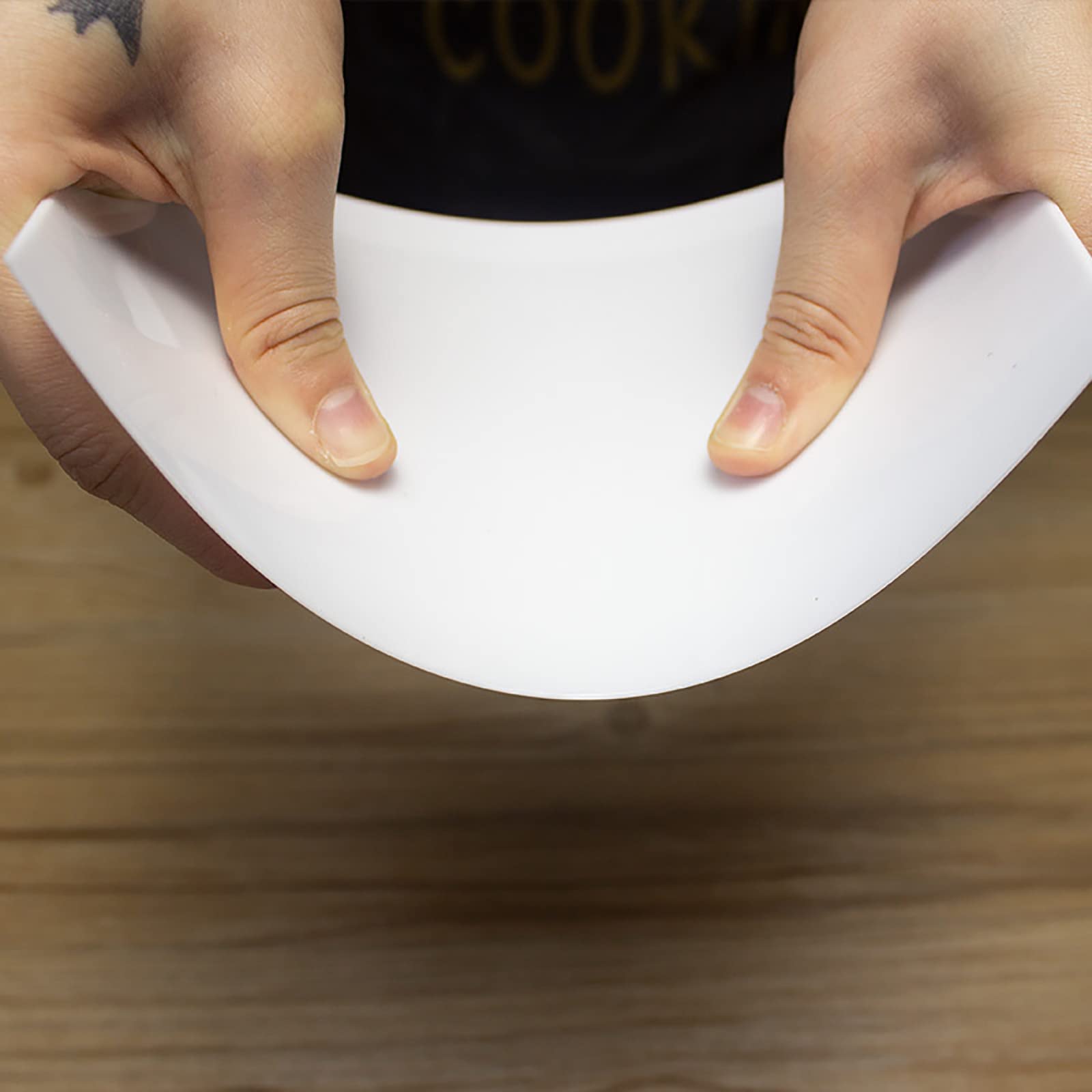 3 Pcs Dough Scraper Bowl Scraper Food-Grade Plastic Dough Cutter Trapezoidal Hard Plastic Cutter Multi-Function Kitchen Scraper