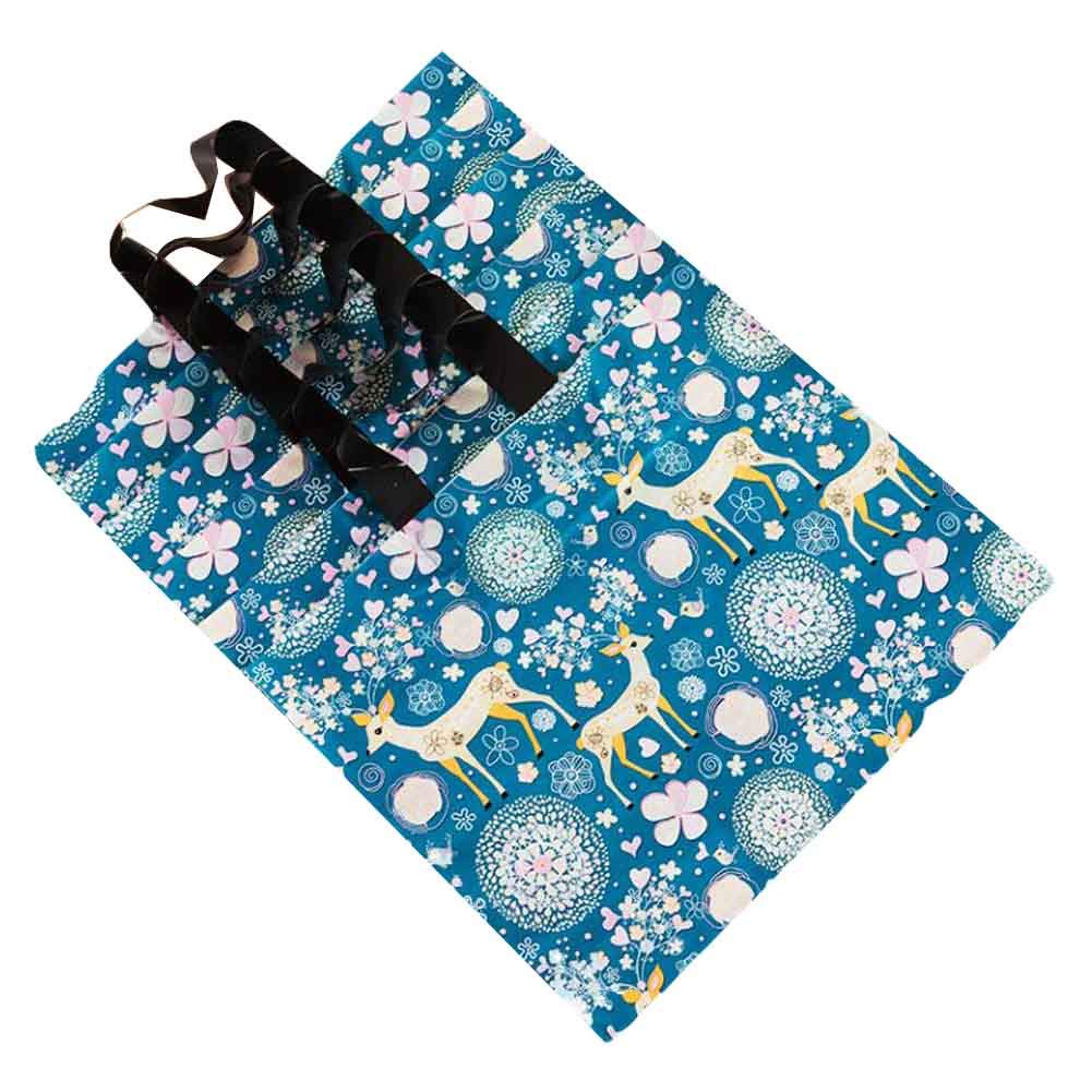 Panda Legends Blue Deer50 Pcs Plastic Gift Bag Boutique Bags Retail Merchandise Shopping Bags