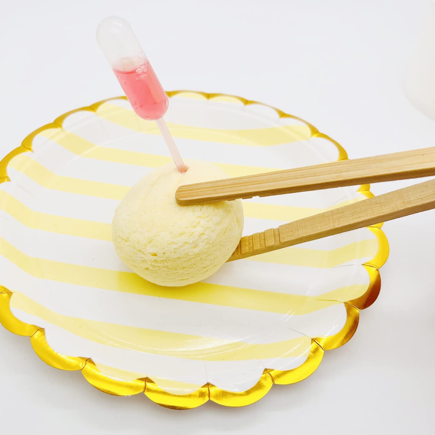 12Pcs Bamboo Tongs, 7 Inch Reusable Bamboo Toast Tongs For Toast Bread Pickles Fruits Tea