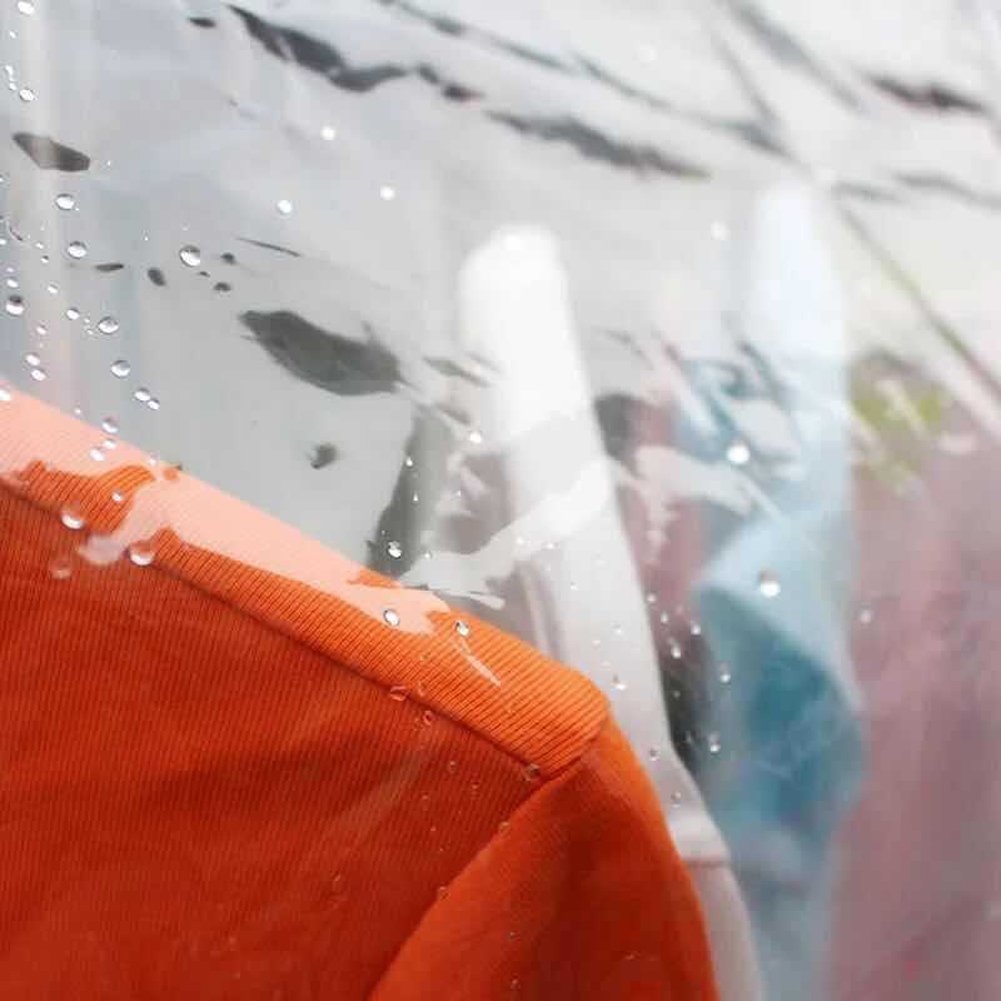 Ruibo Clear Garment Rack Cover, Waterproof & Dustproof, M/59x20x60 inch, Ethylene Vinyl Acetate, Model Ruibo-20190305-Size59