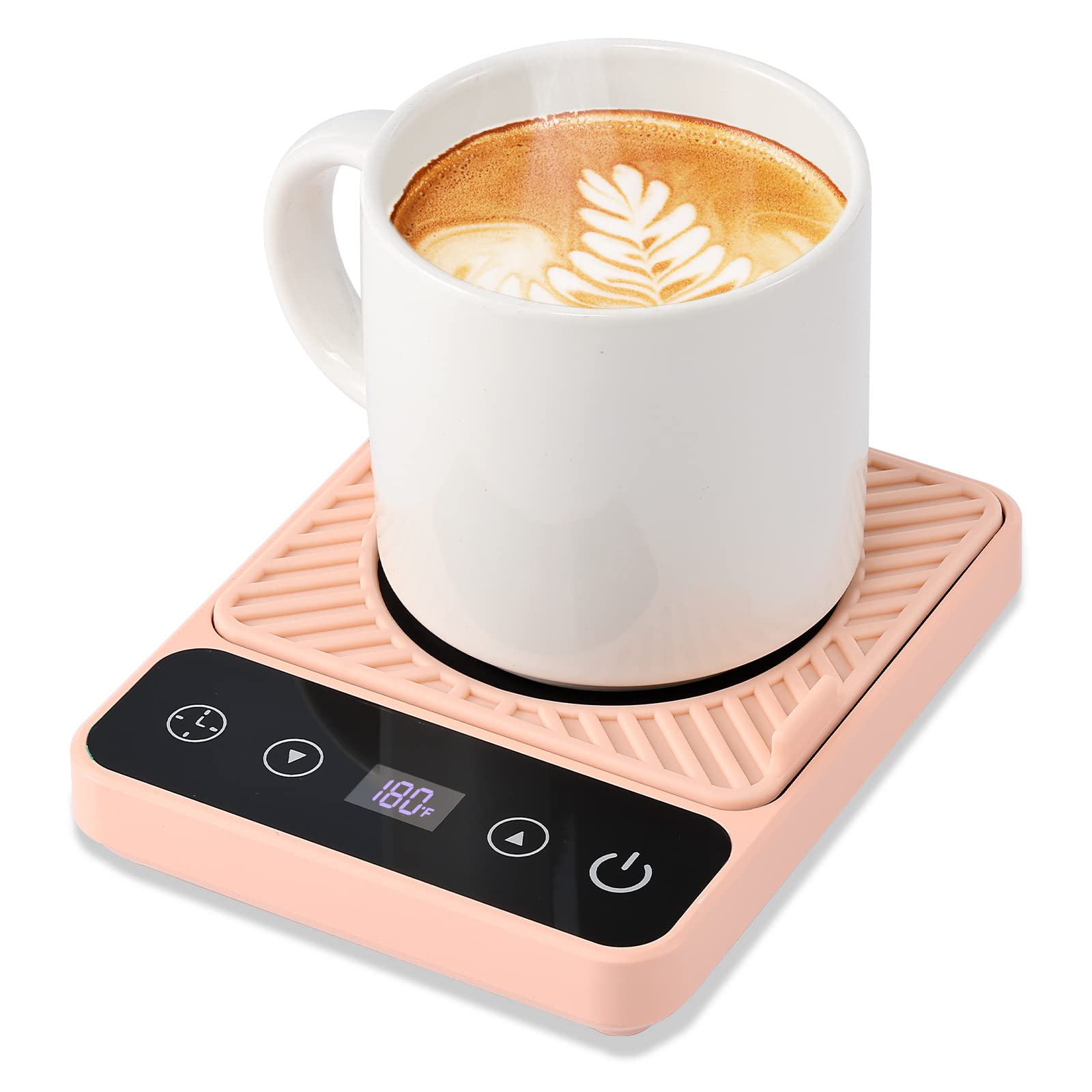 Coffee Warmer For Desk - Electric Mug Warmer, Coffee Mug Warmer With Timer, 6 Temp Mug Warmer, Led Display Smart Coffee Cup Warm
