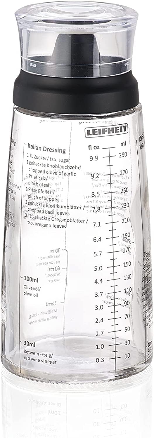 Leifheit Salad Dressing Shaker  Black/Transparent