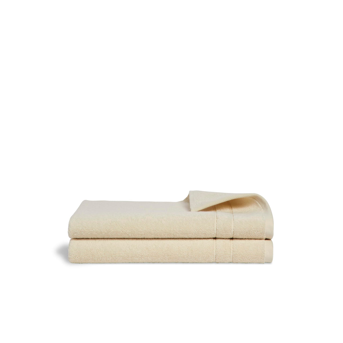 Brooklinen Classic Turkish Cotton Hand Towels - Set Of 2, Vanilla, 100% Cotton | Soft And Highly Absorbent Towels