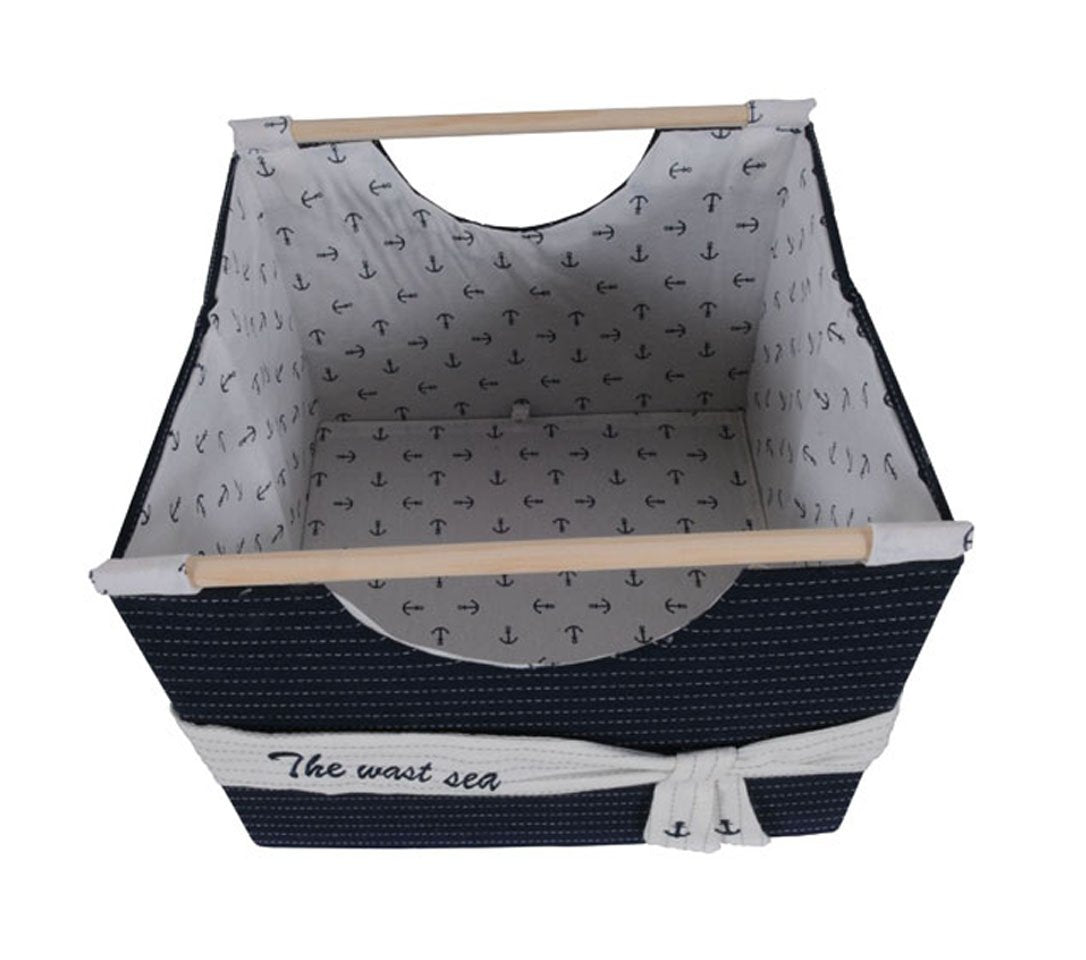 Anne Home - Set of 3 Foldable Fabric Baskets in Several Sizews