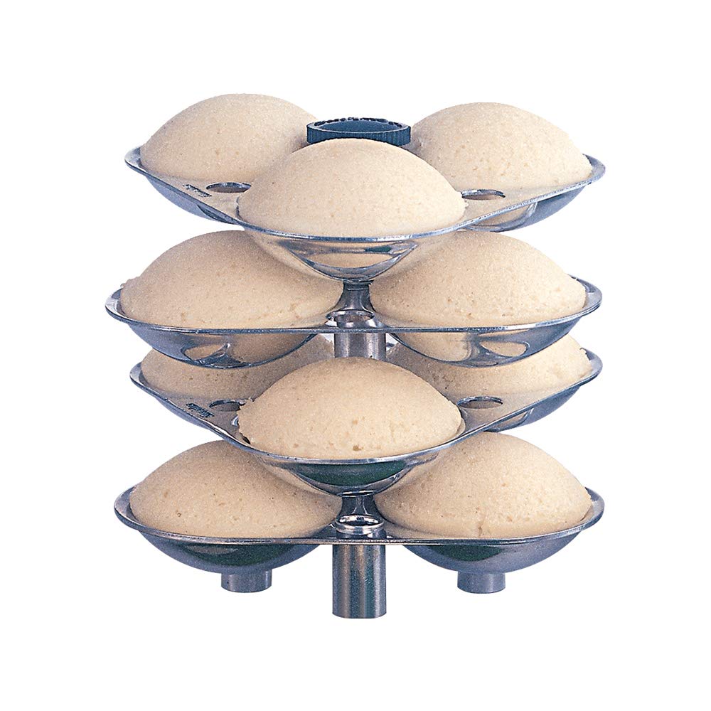 Hawkins Mini Idli Stand - 12 Mini Idlis, (For 3 Litre And Bigger Pressure Cooker), Silver (Id12S),Aluminium