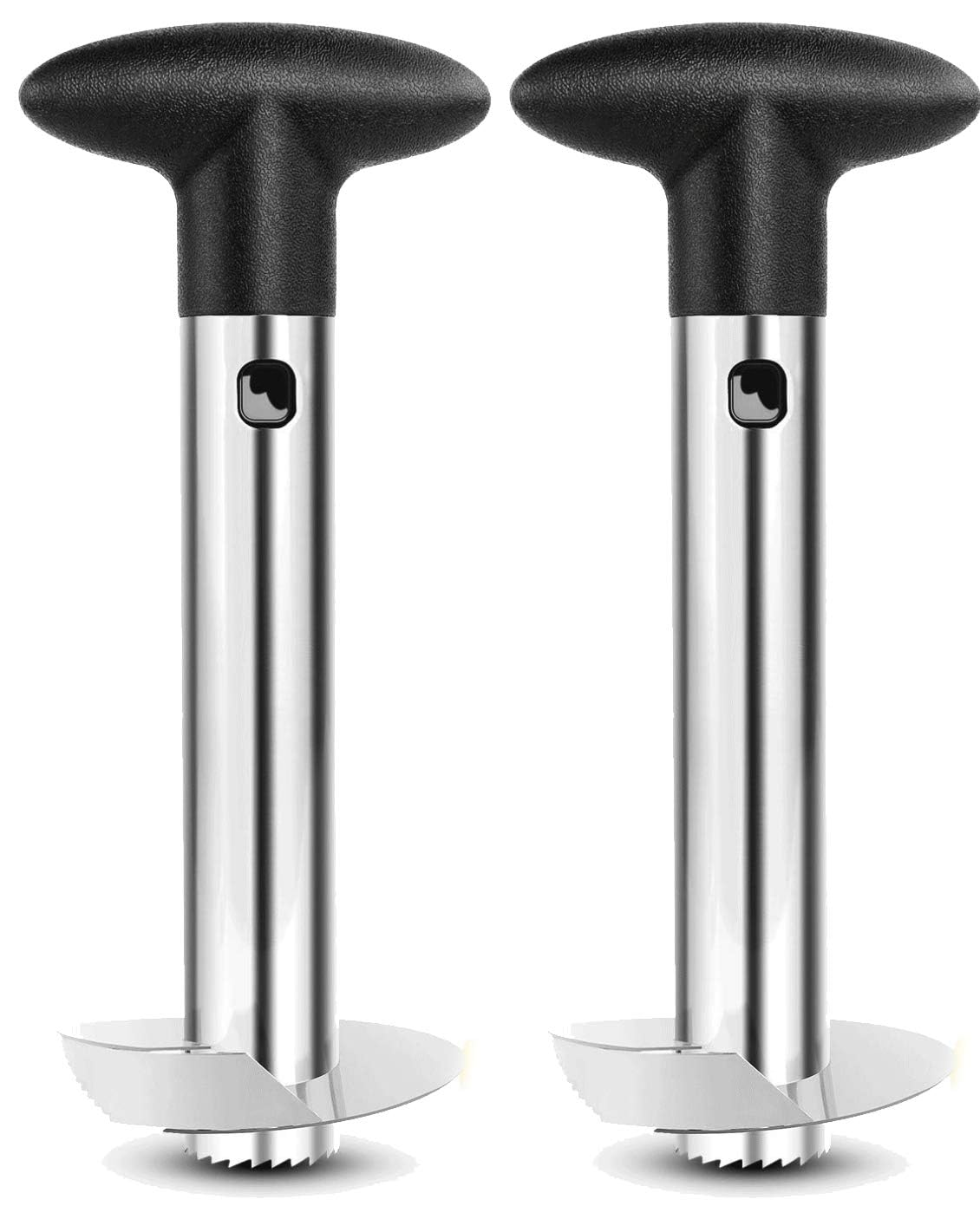 2 Pack Pineapple Slicers Corer Tools Stainless Steel Remove Peel Cut