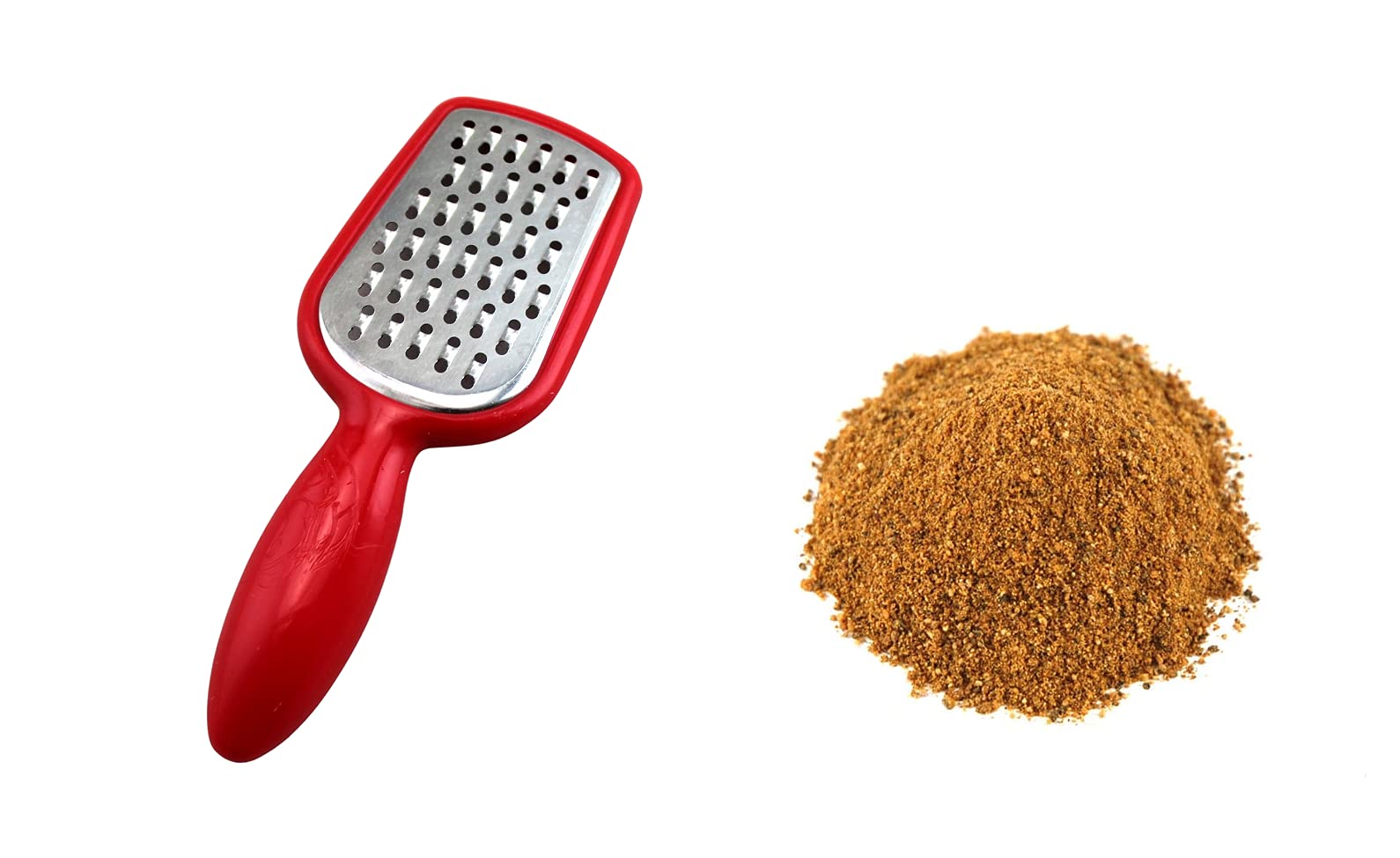 Stainless Steel Mini Grater Cheese Garlic Nutmeg Chocolate 5'' Bpa Free Plastic Handle