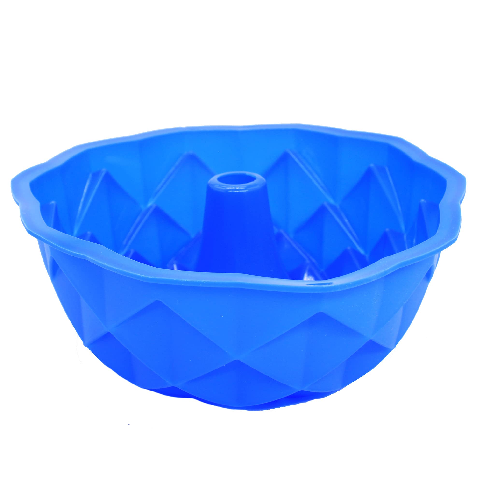 X-Haibei Cake Pan Bread Gelatin Jello Pudding Baking Silicone Mold Dia. 8.3-Inch