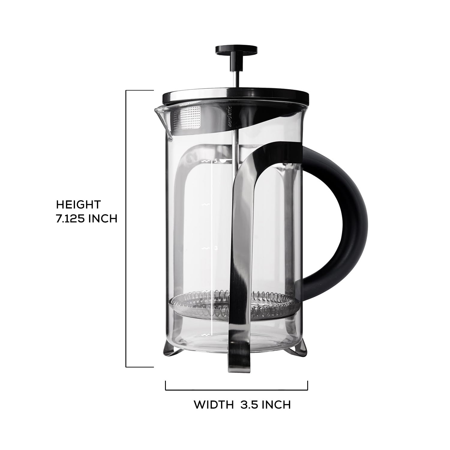 Aerolatte French Press Coffee Maker, Brews 5 Servings, 20-Ounce