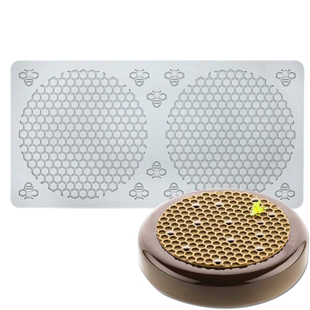 Honeycomb Bees Silicone Fondant Cake Mold For Kitchen Cake Cupcake Decorating Beehive Silicone Baking Molds Chocolate Candy Mold