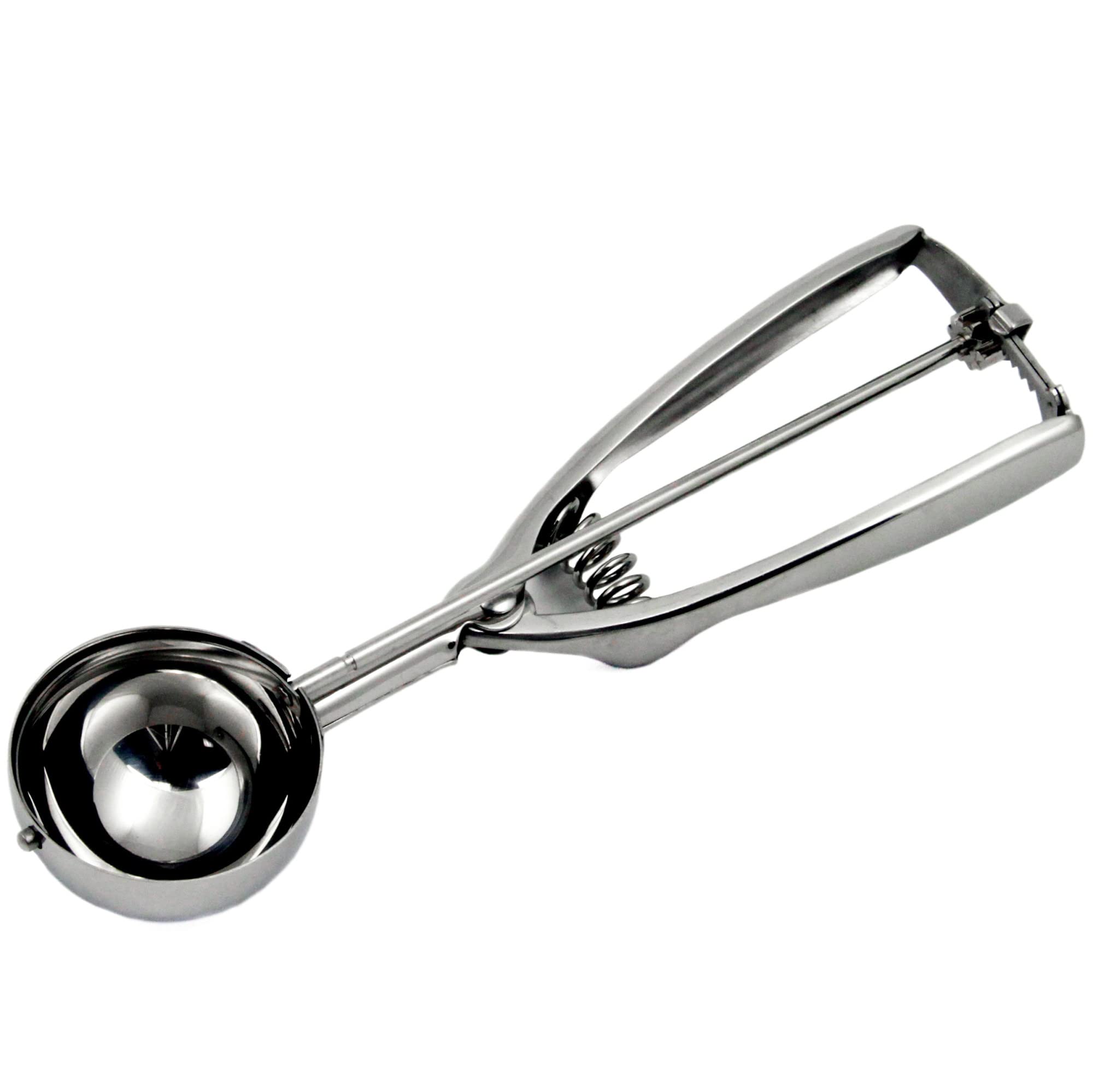 Chef Craft Heavy Duty Medium Ice Cream/Cookie Dough Scoop, 2.25 In Diameter, Stainless Steel