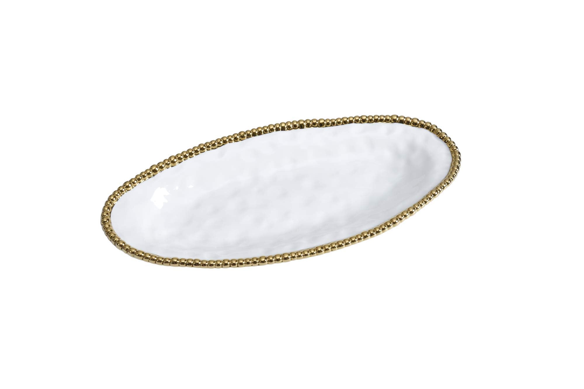 Pampa Bay Golden Salerno Oval Serving Piece