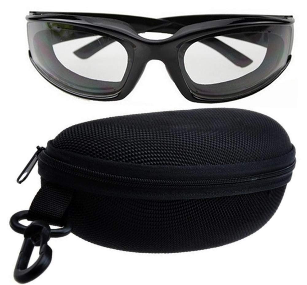 Unisex Tear Proof Cut Onion Goggles, Saftey Glasses For Kitchen, Cooking, Bbq, Cleaning, Cycling; Chopping Eye Protect Tool; Wit