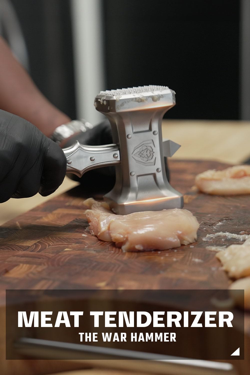 Dalstrong Meat Tenderizer Tool - New Improved - Dual Sided, Extra-Large Meat Hammer - Premium High-Carbon Stainless Steel - Meat