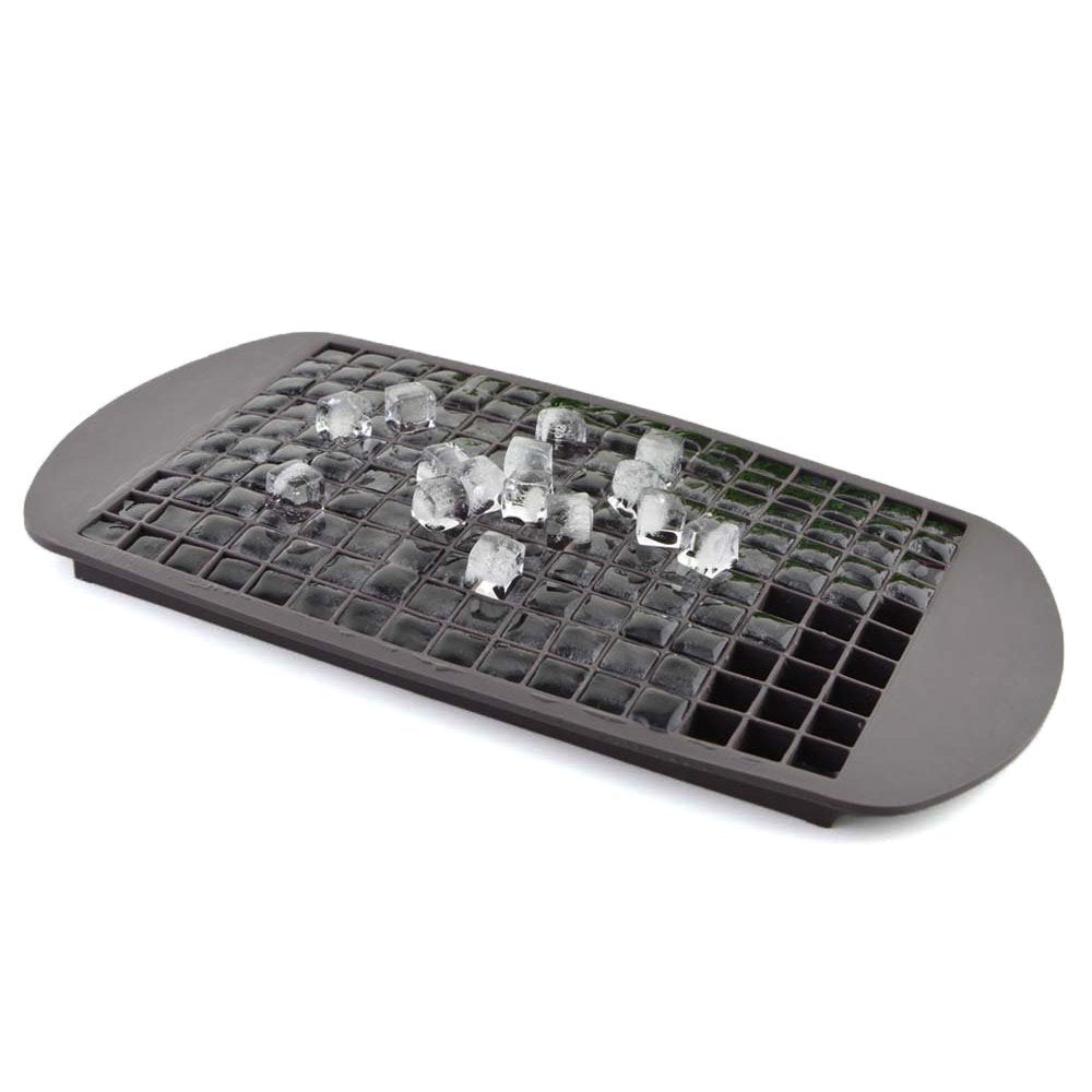 Yueton 160 Tray Silicone Frozen Mini Cube Ice Mold Candy Chocolate Jelly Mold (Dark Brown)