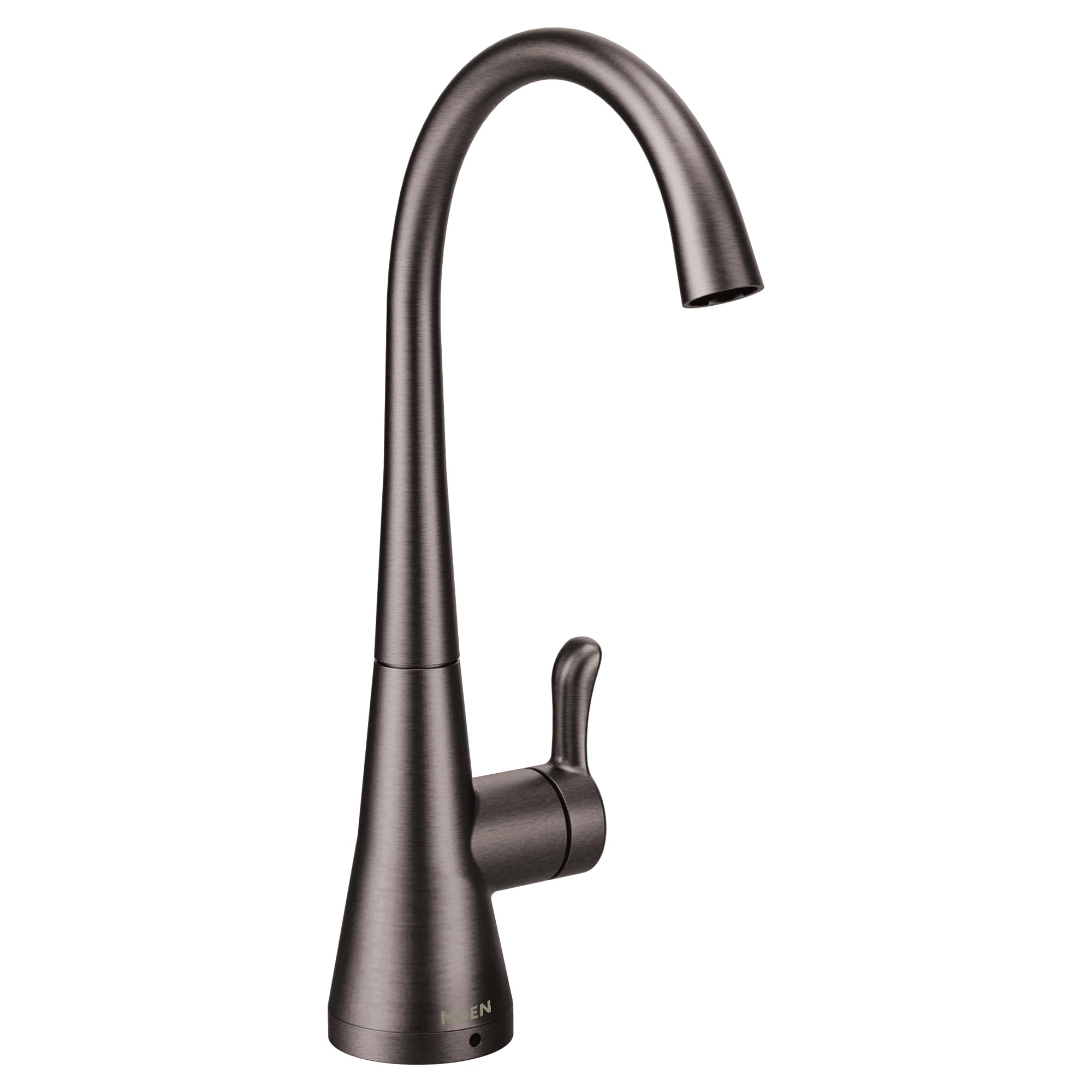 Moen Black Stainless Sip Transitional Cold Water Kitchen Beverage Faucet with Optional Filtration System, S5520BLS