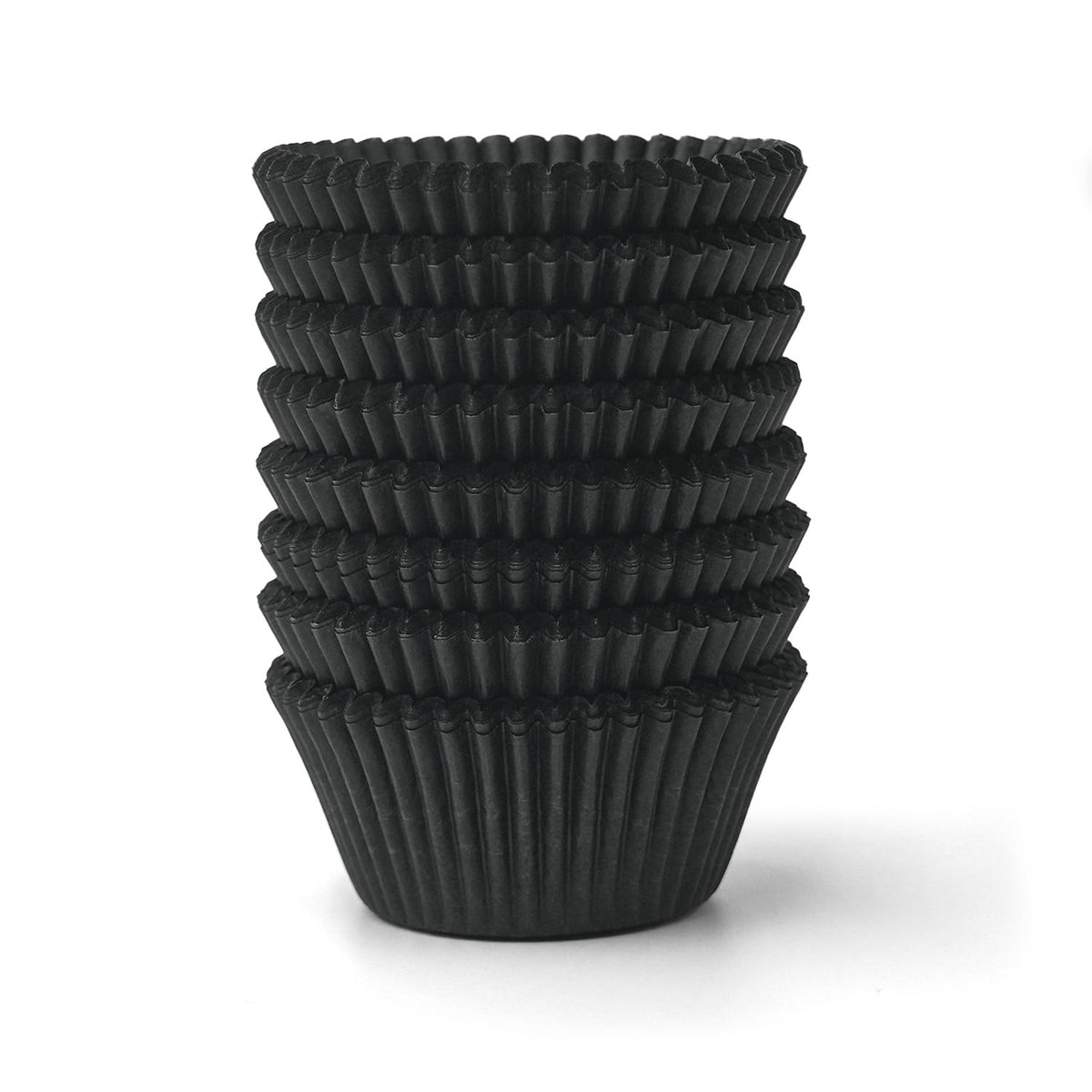 Bake Choice 200Pcs Standard Black Cupcake Liners For Baking,Food Grade Cupcake Wrappers,Greaseproof Parchment Muffin Liners For