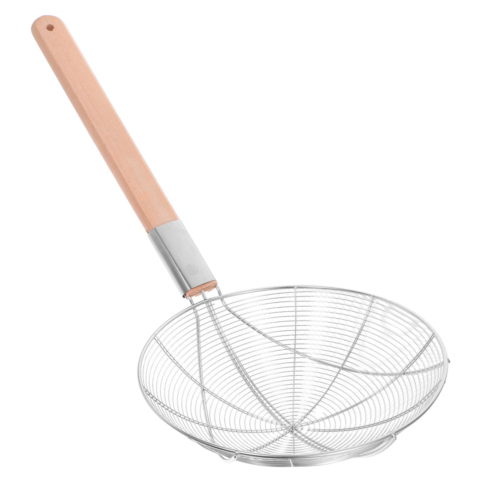 NIYANGLE Spider Strainer Skimmer Stainless Steel Fryer Skimmer Spoon Pasta Strainer Stainless Wire Mesh Ladle for Frying Noodle 