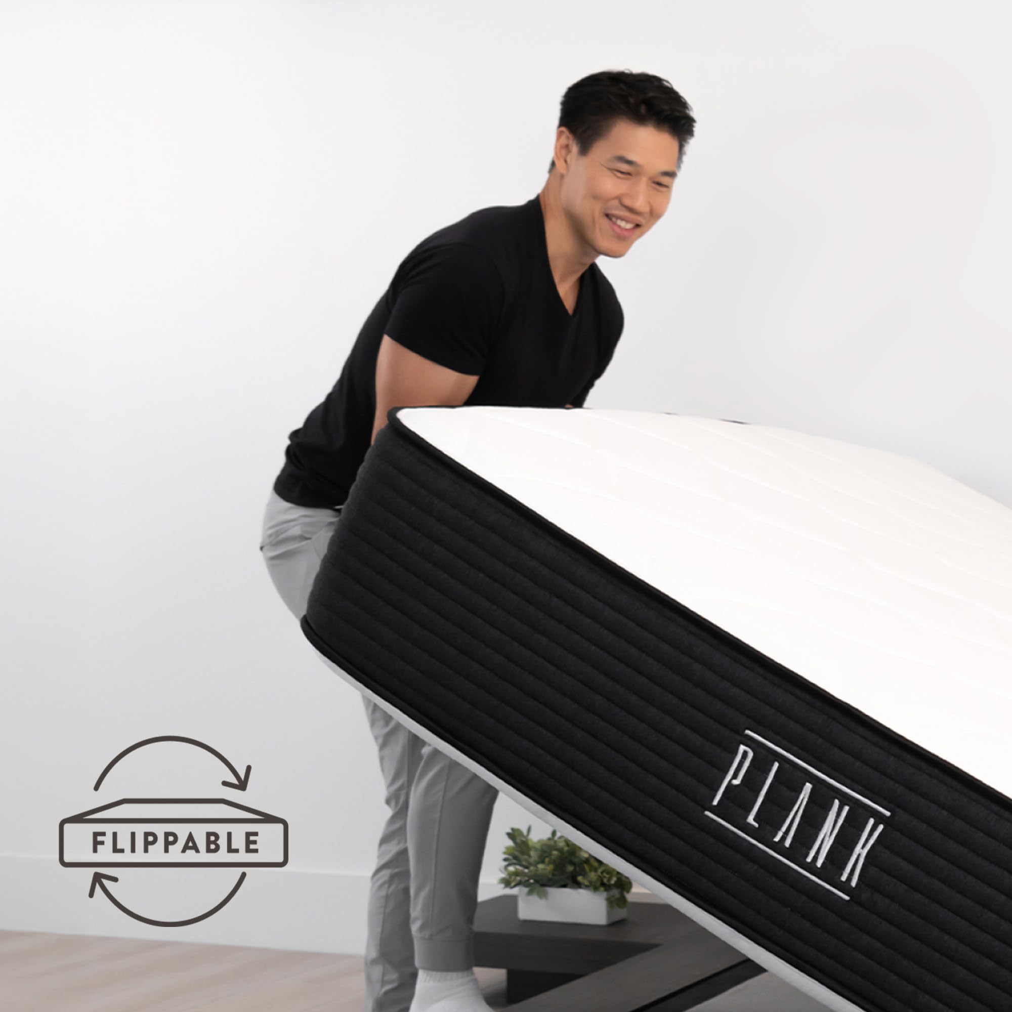 Brooklyn Bedding Plank Firm 10 Twin XL Mattress |Breathable Materials