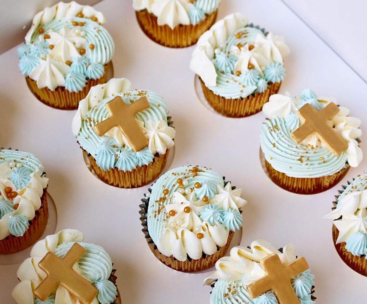 Jevenis 2 Pcs Baptism Cake Decorations Large Size Cross Cupcake Mold Cross Mold Baptism Cakepop Mold For Baptism Party Supplies