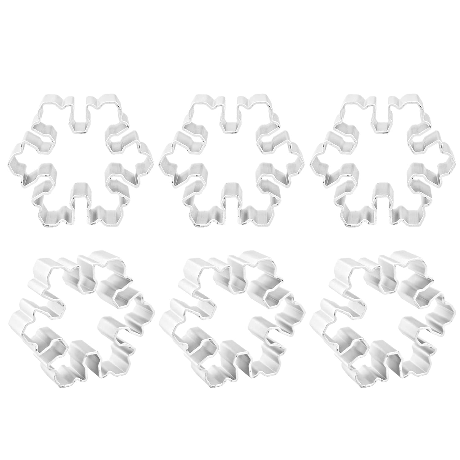 Saktopdeco Snowflake Cookie Cutter Small Metal Snowflake Shaped Cookie Cutter Christmas Decorative Cookie Cutters Winter Cookie