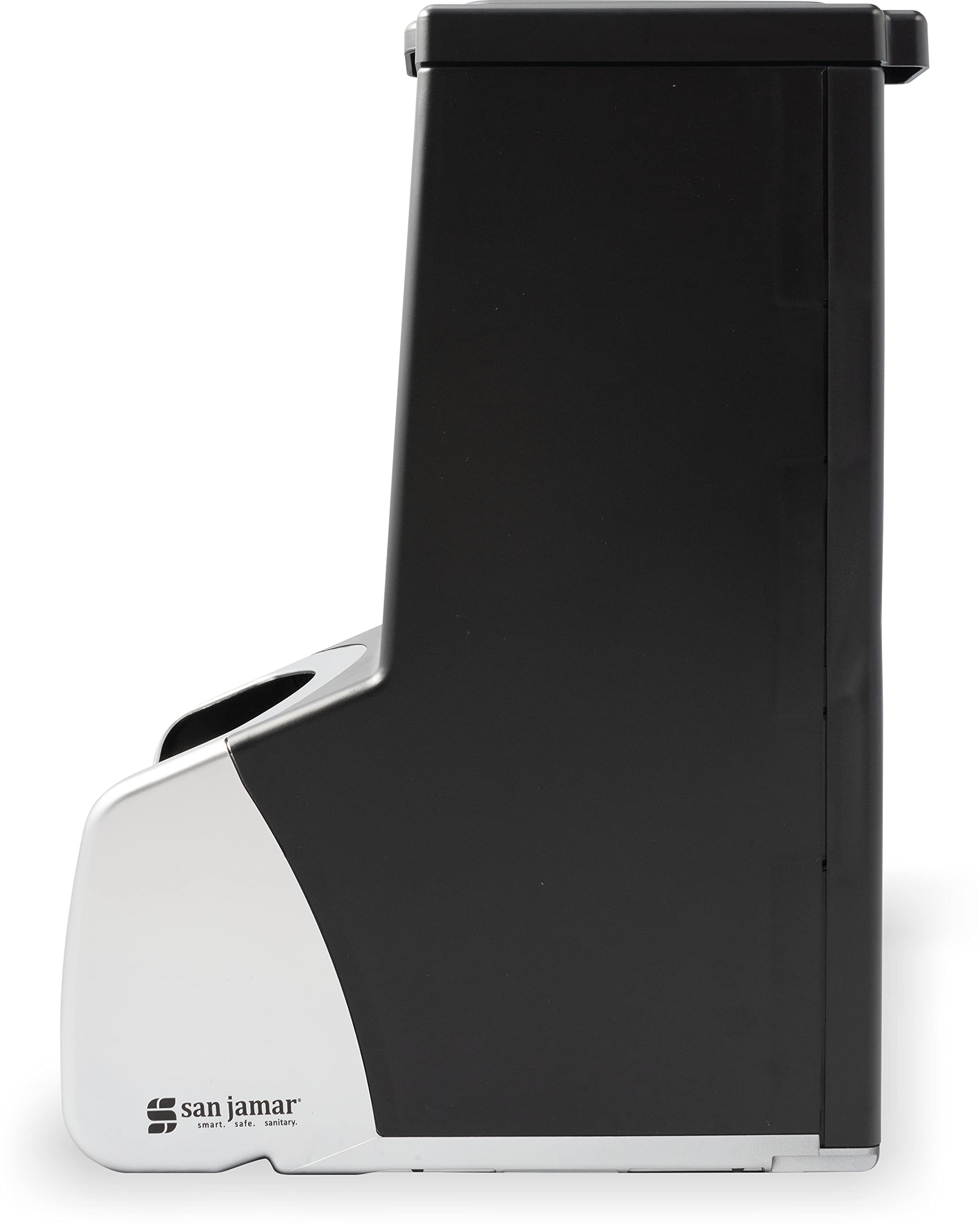 San Jamar Plastic Countertop Modular Bulk Dispenser, 10.25 X 13.25 X 18.25 Inches, Black/Silver