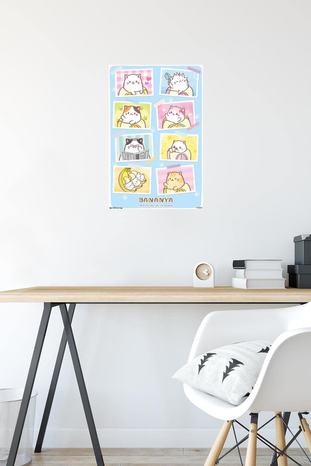Trends International Bananya - Grid Wall Poster, 14.725'' X 22.375'', Premium Unframed Version