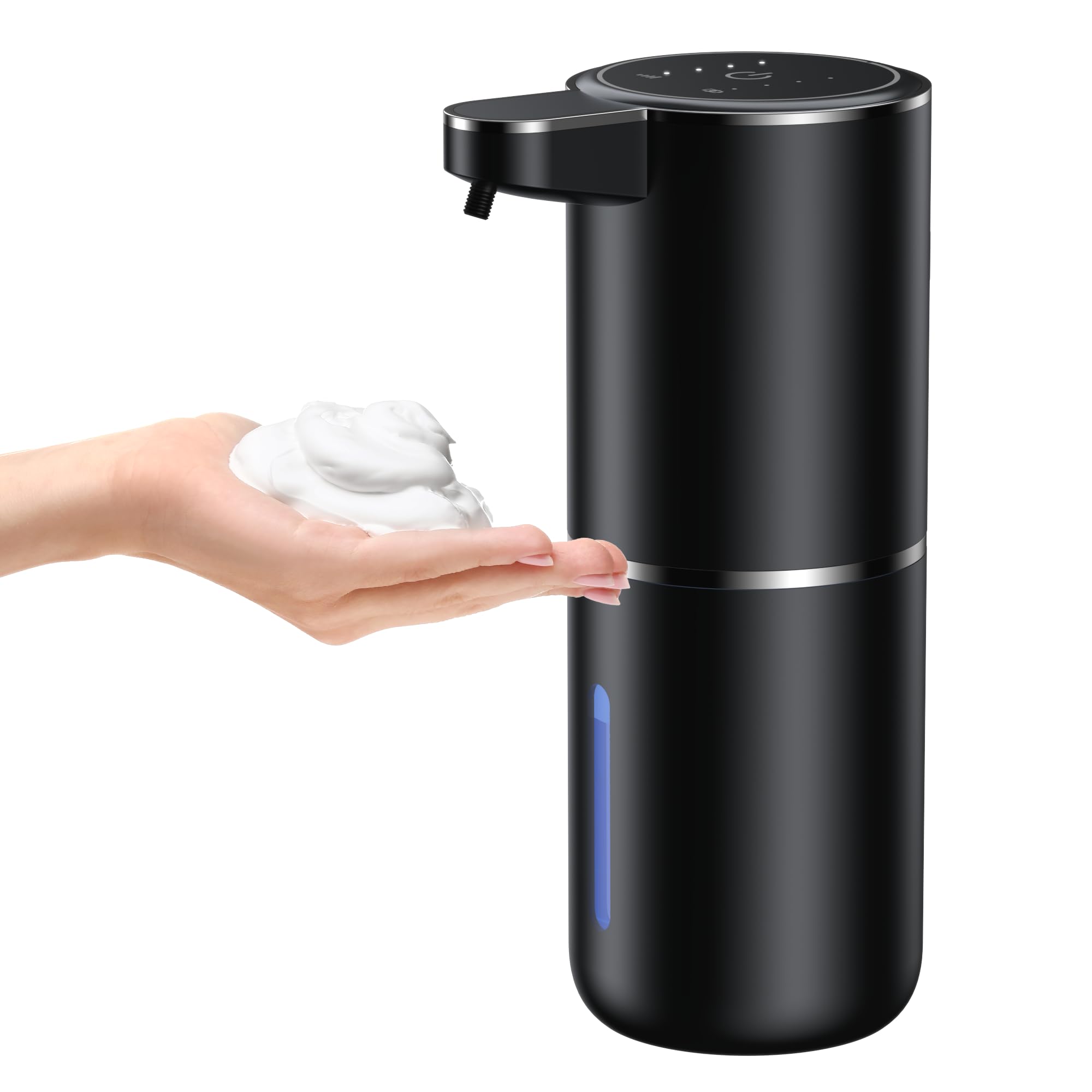 Automatic Foaming Soap Dispenser Foaming Hand Sanitizer Touchless Soap Dispenser Rechargeable With Sensor For Bathroom Kitchen 1
