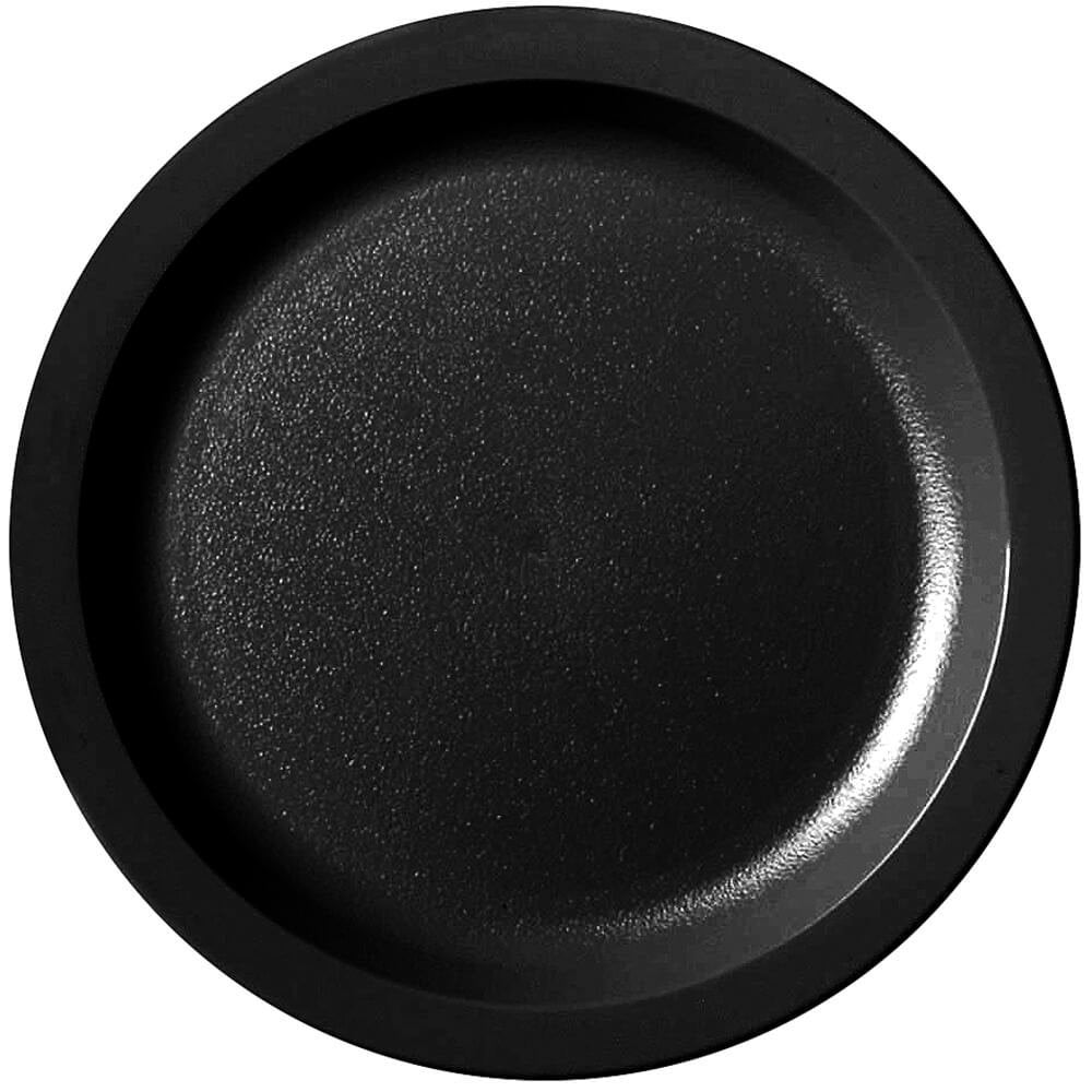 Cambro 825Cwnr110 Plate, Narrow Rim, 8-1/4'', Polycarbonate, Scratch Resistant, Black, Nsf - 48 / Cs